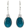Genuine Opaque Apatite Earrings Ref 943124